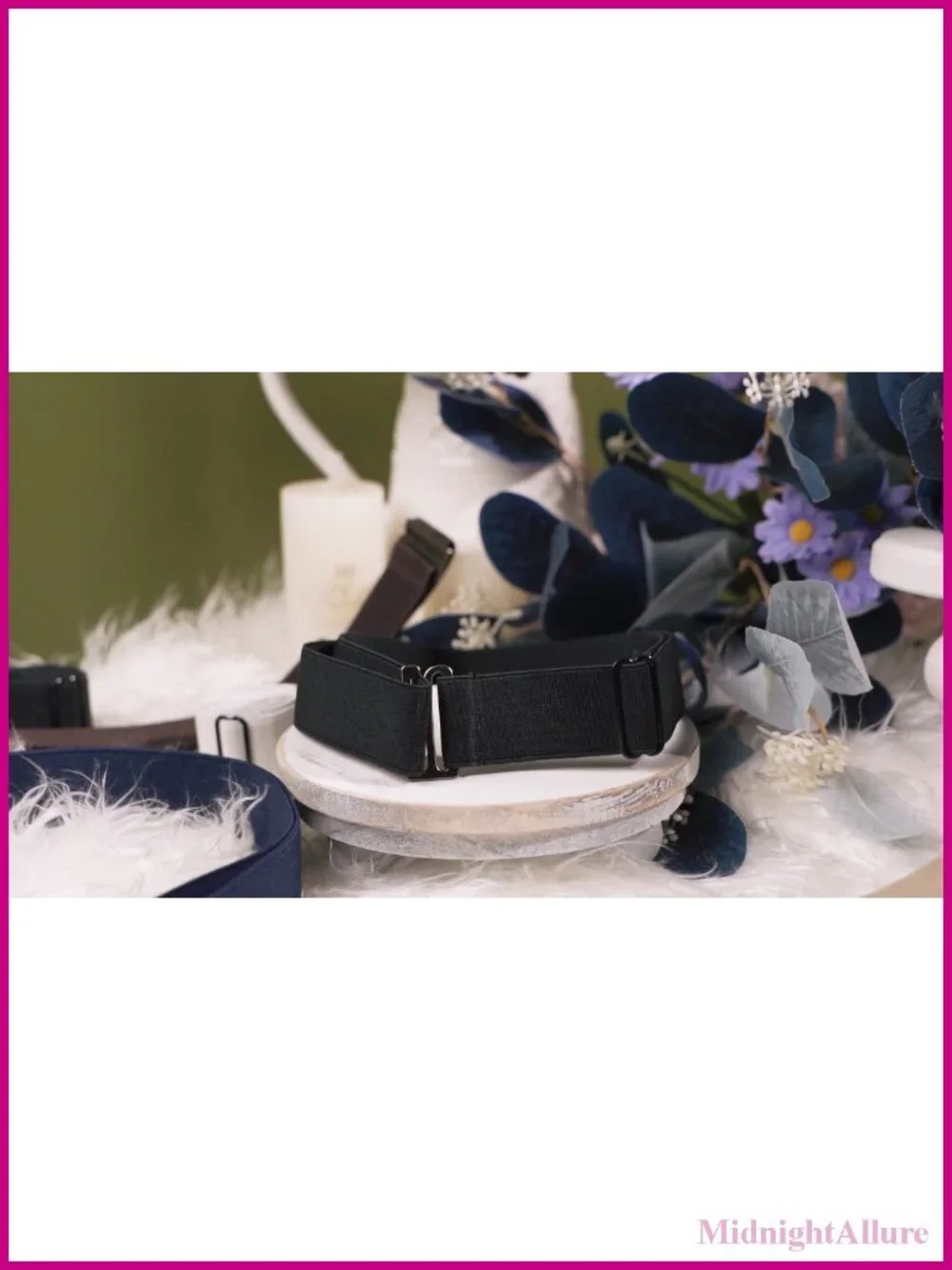 Invisible Stretch Belt No-Show Flat Buckle Tuck Band